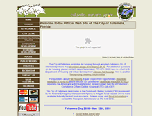 Tablet Screenshot of cityoffellsmere.org